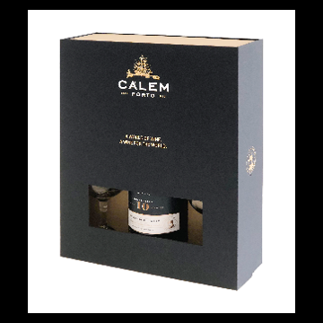 Calem Port 10 Years Old + 2 glazen